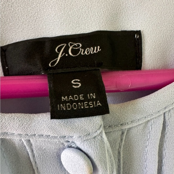 🚺👚 NWT J.Crew Pleated Front Sleeveless Top Tank Blouse – Soft Blue, Size S 4 6 - Picture 8 of 13